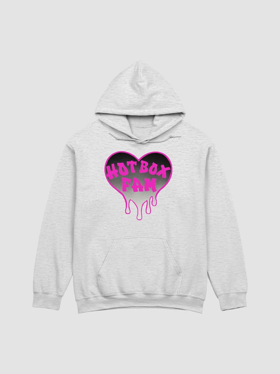 HOT BOX FAM PINK & BLACK OMBRE LOGO HOODIE product image (7)