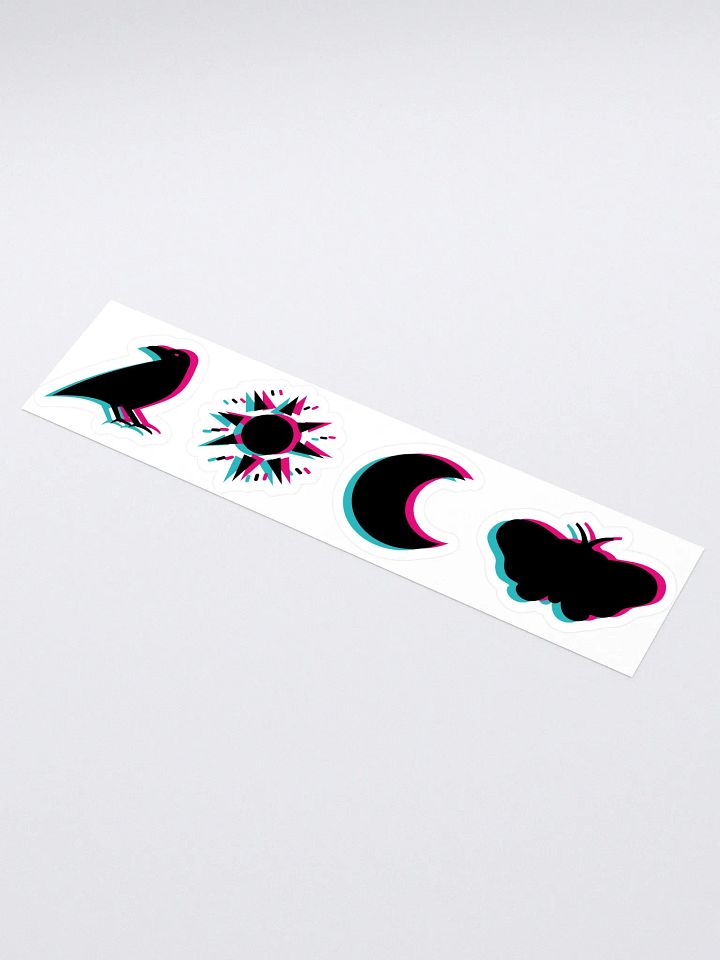 Lost Records: Bloom and Rage Raven, Sun, Moon, Moth Stickers product image (1)