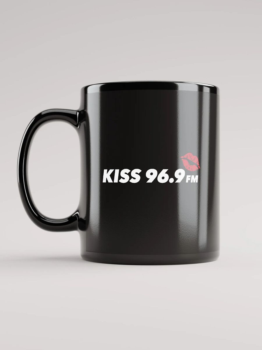 Kiss 969 logo black coffee mug product image (6)