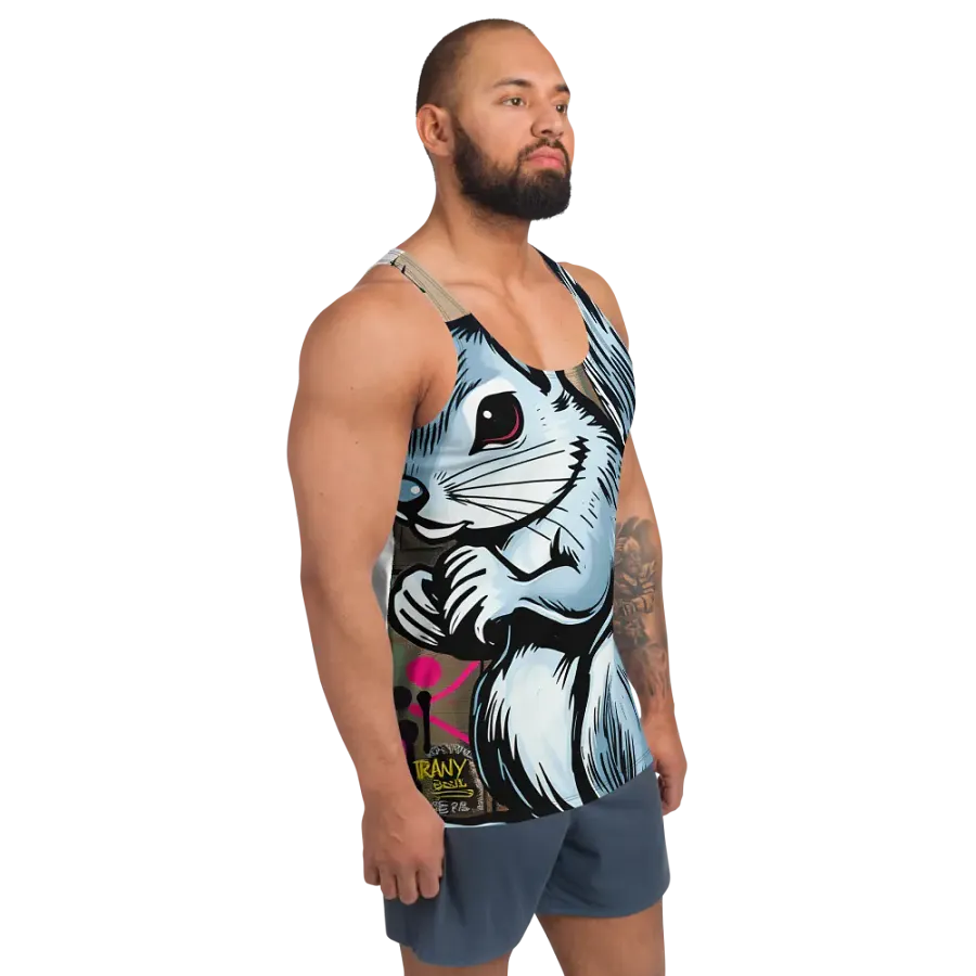 Squirrel Vibes All-Over Tank unisex product image (3)