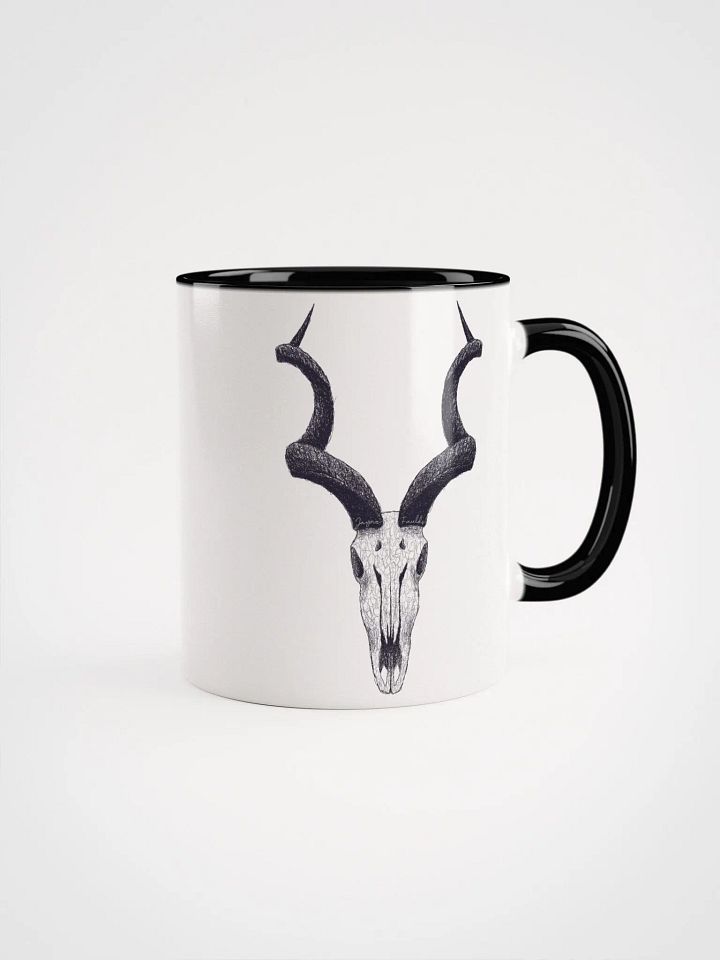 Kudu Skull White Mug product image (2)