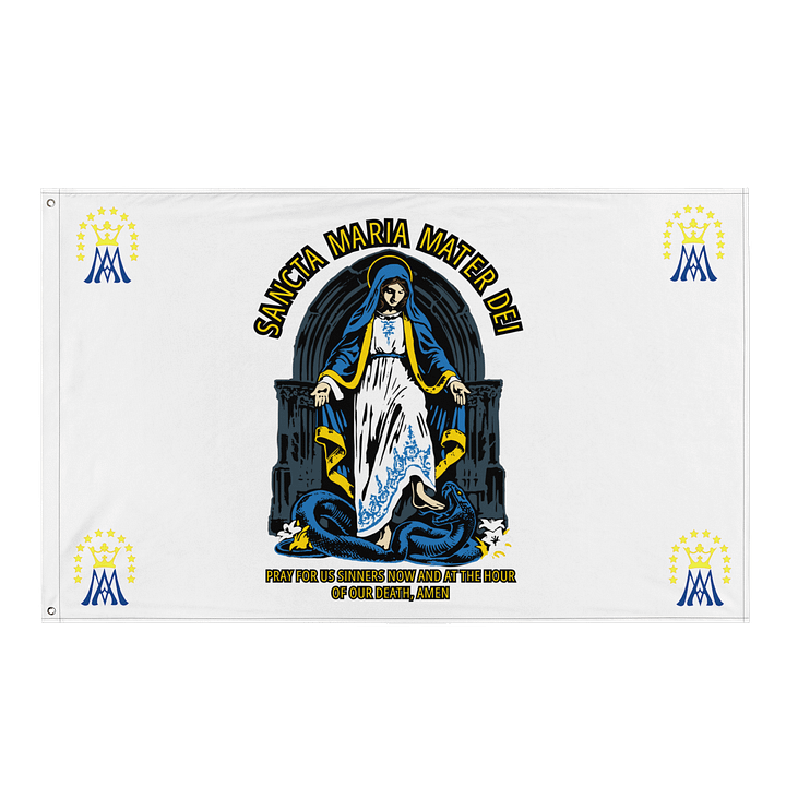 Most Holy Mary Theotokos Ora Pro Nobis Flag product image (1)