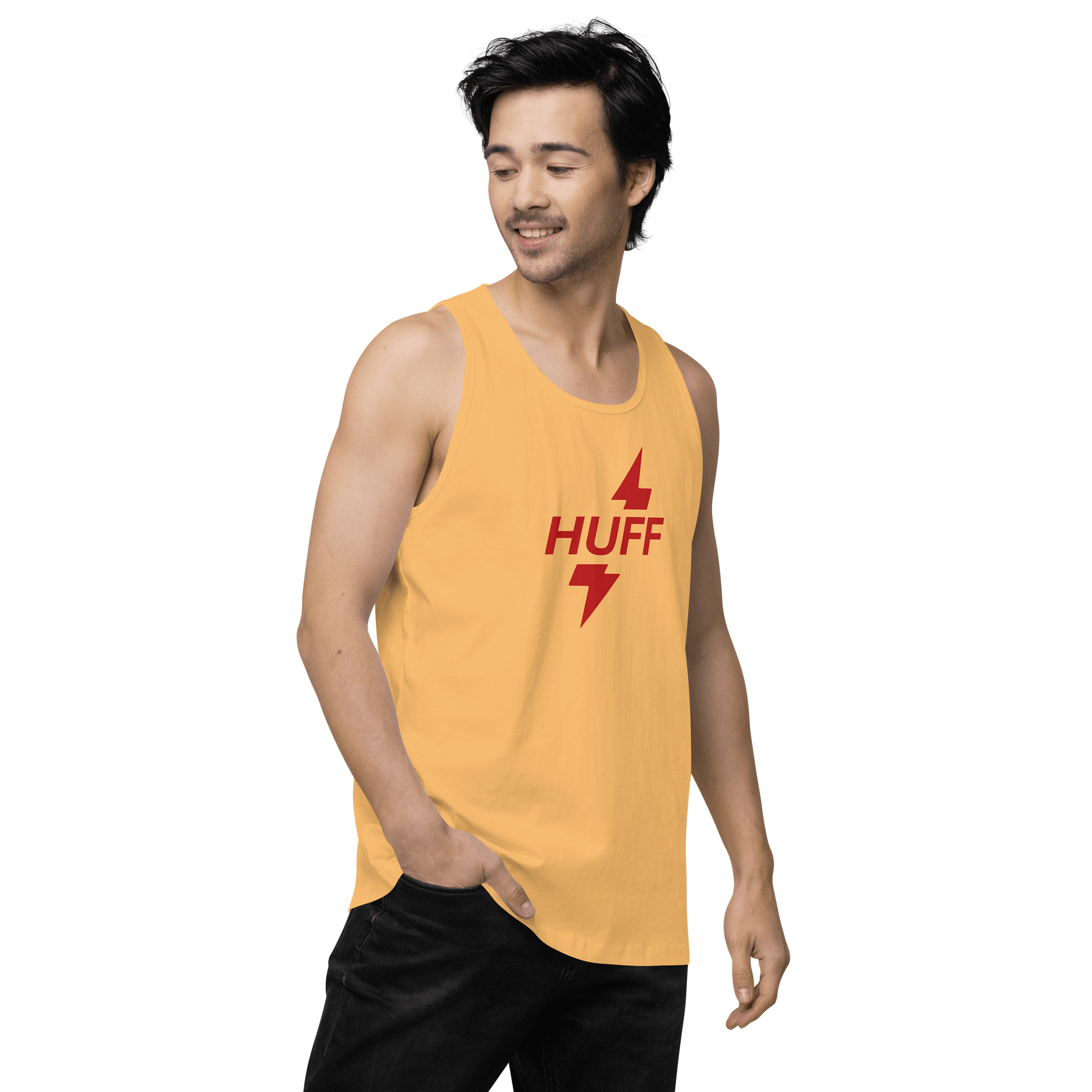 Huff Bolt Tank Top (Yellow) product image (3)
