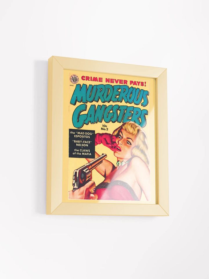 Dramatic Gangster Comic Book Poster product image (27)