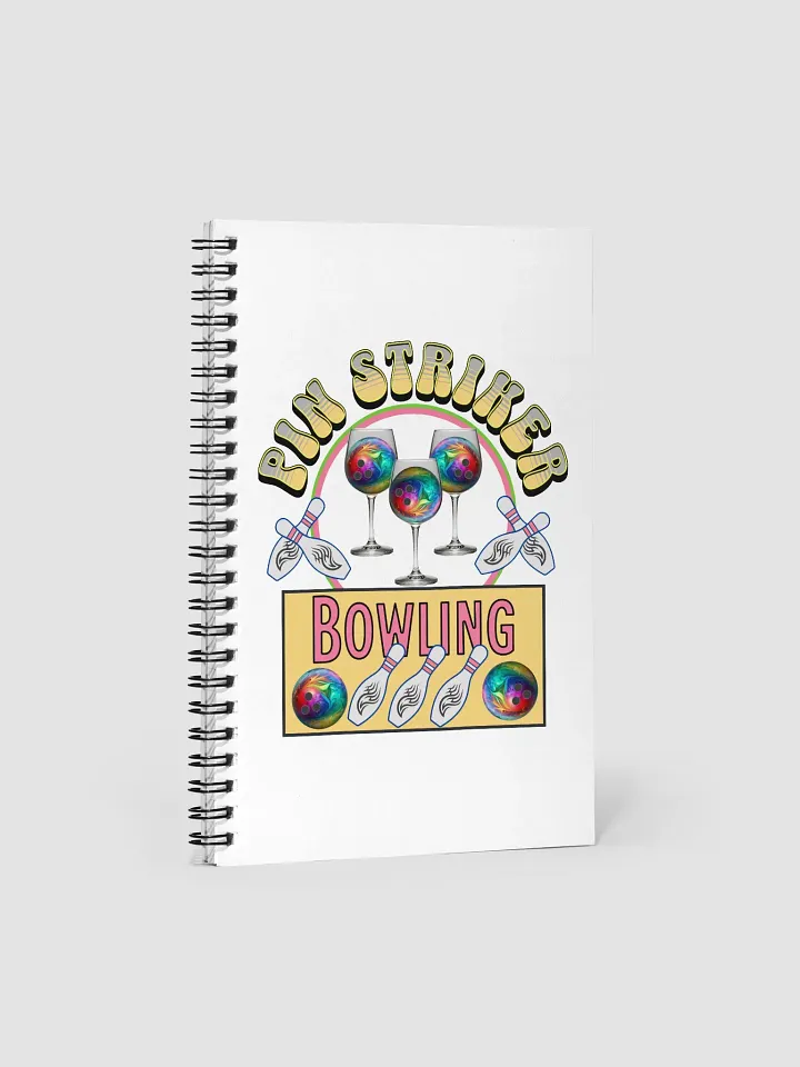 Pin Striker Bowling Spiral Notebook product image (1)