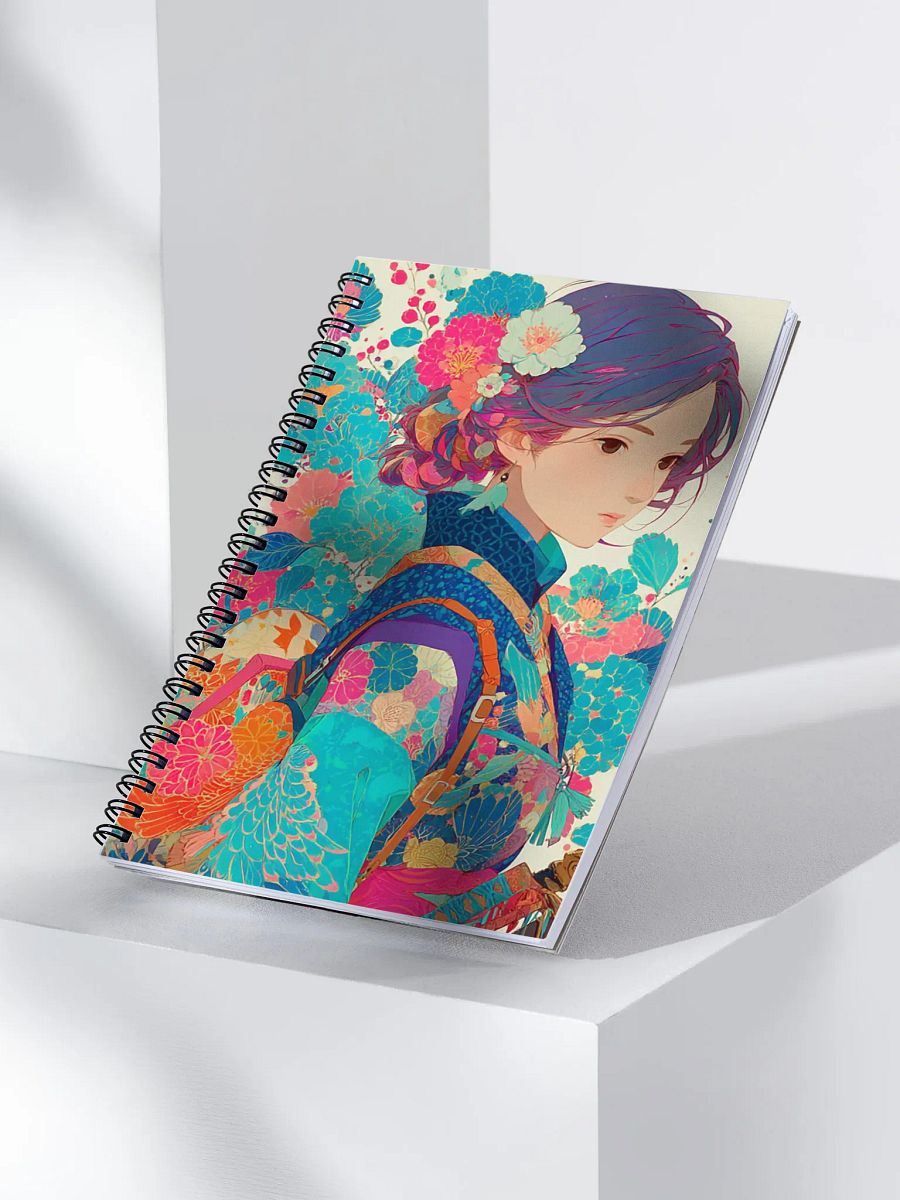 Floral Warrior Spiral Notebook product image (3)