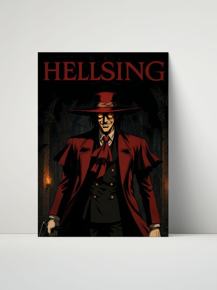 Hellsing – Crimson Nightwalker Edition – 8x10 Metal Print product image (1)