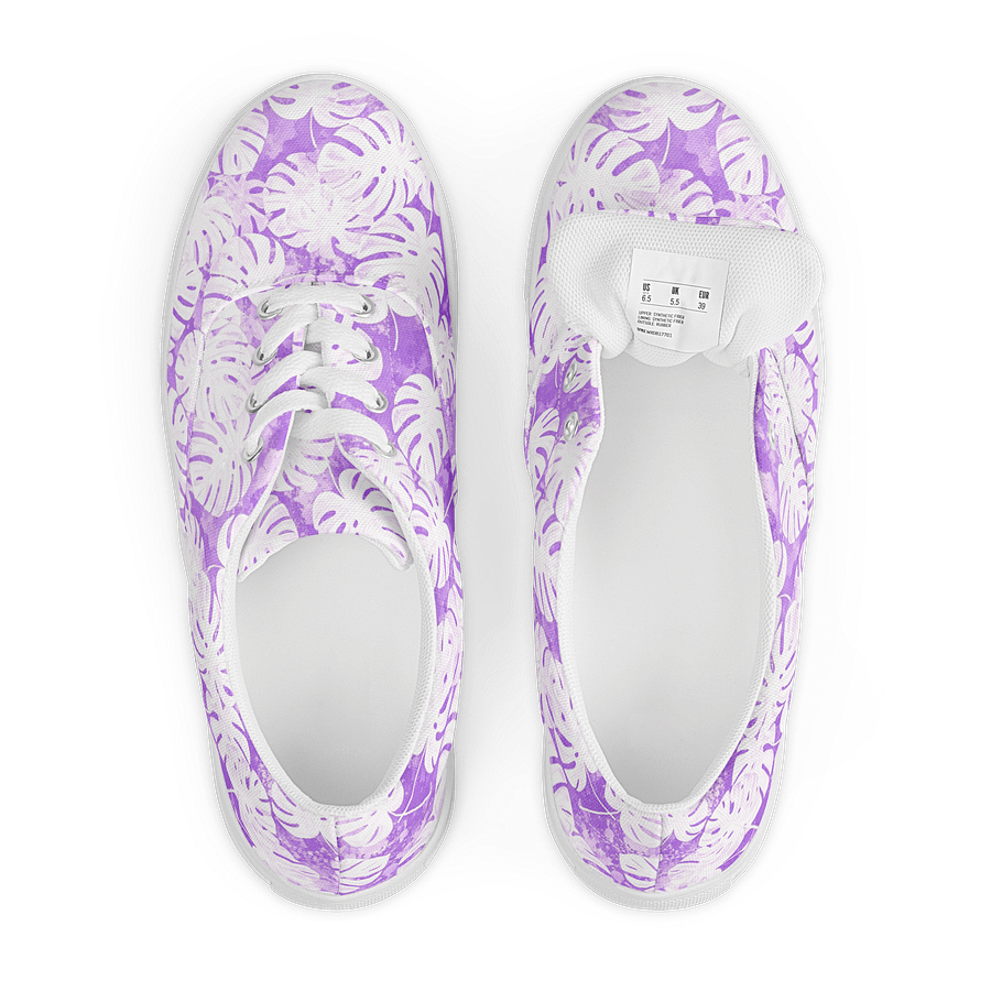 Monstera Dream Women's Canvas Shoes product image (7)