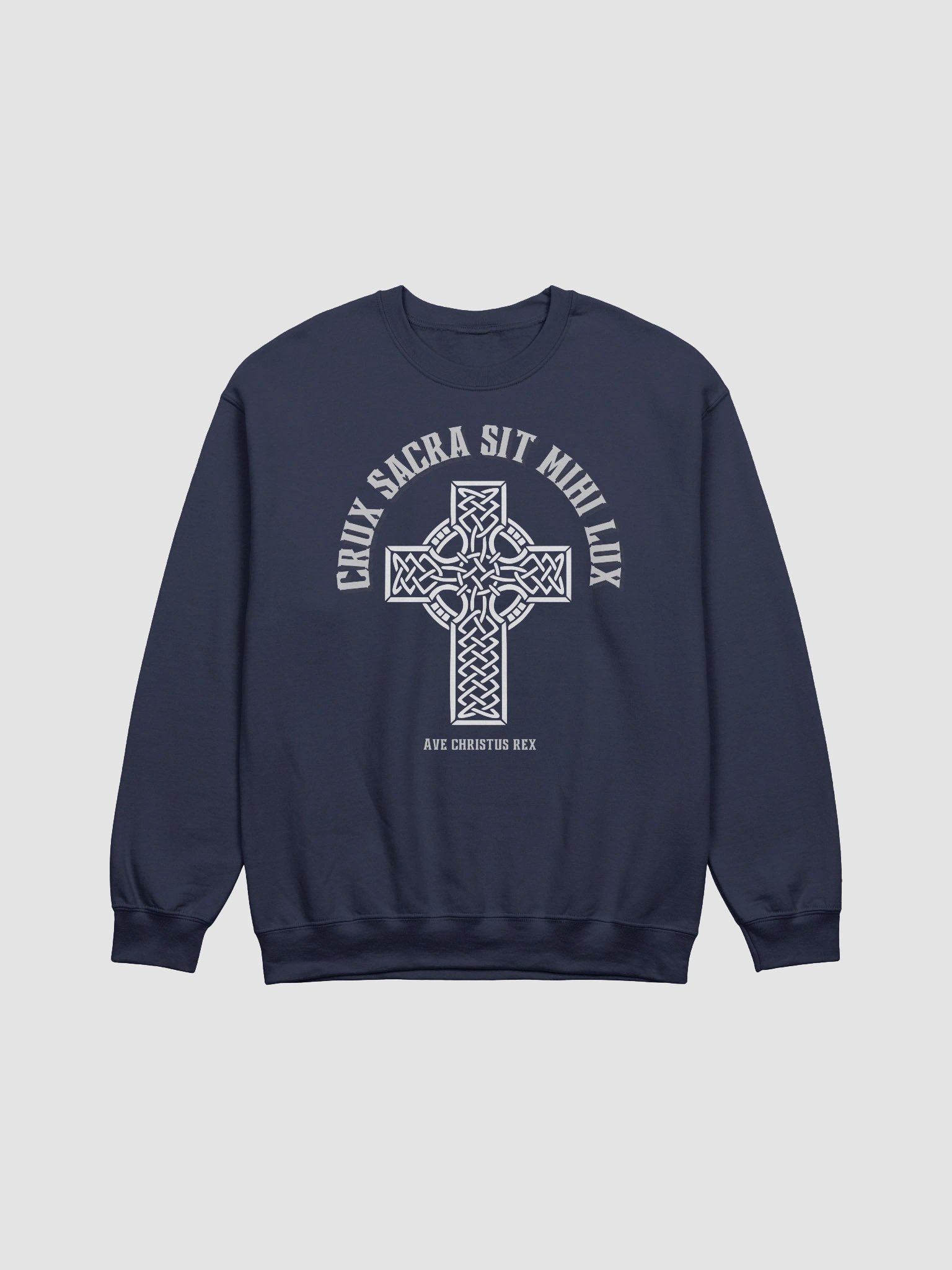 crux sacra sit mihi lux Sweatshirt product image (1)