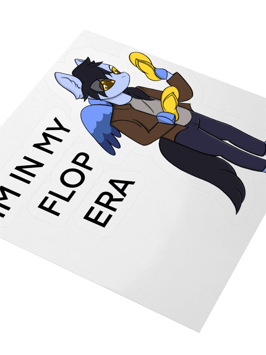 I'm in my flop era Die Cut Sticker product image (8)