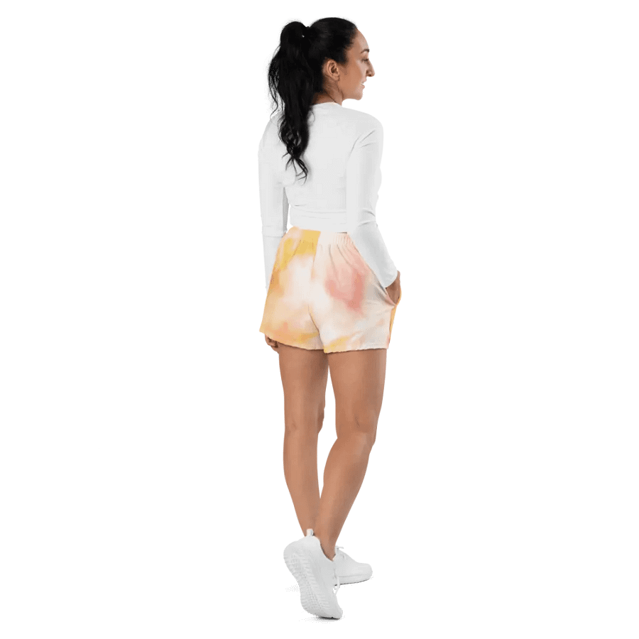 Dreamy Watercolor Print Athletic Shorts product image (7)
