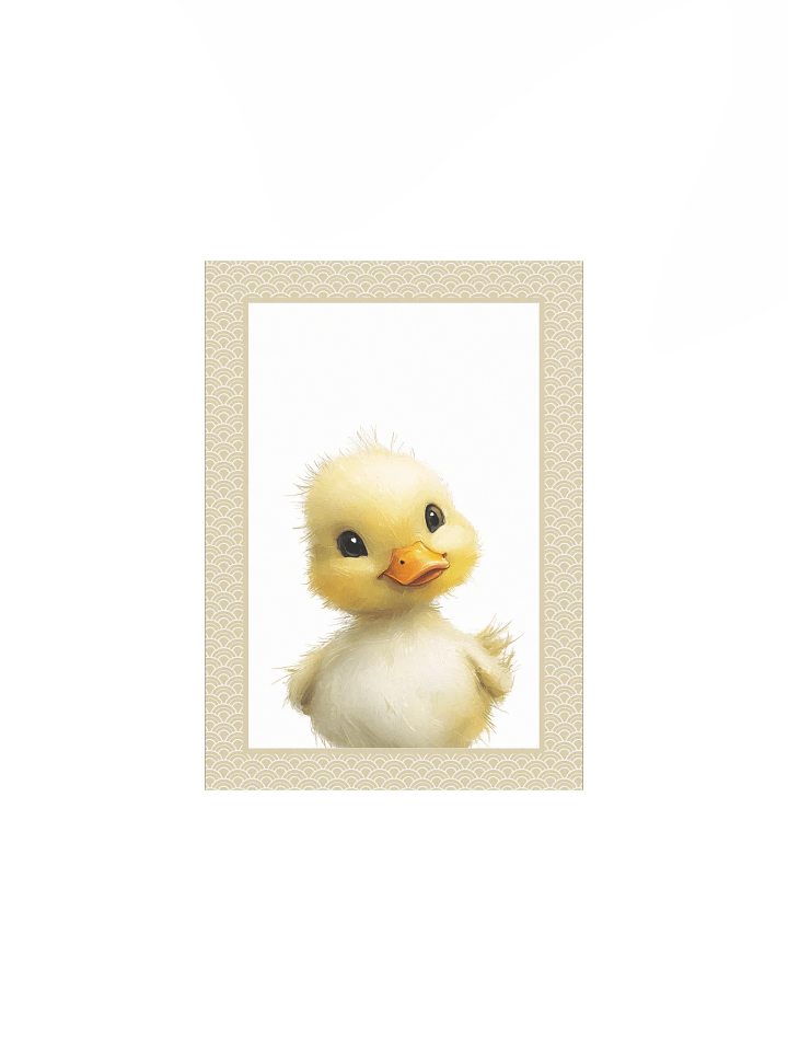 Cute Little Duck Nursery Print product image (2)