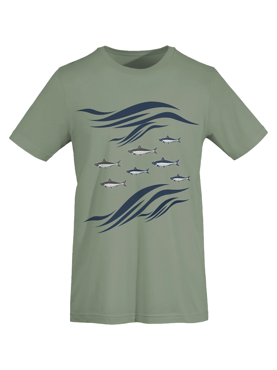 Sardines In Waves Supersoft Lightweight T-Shirt product image (7)