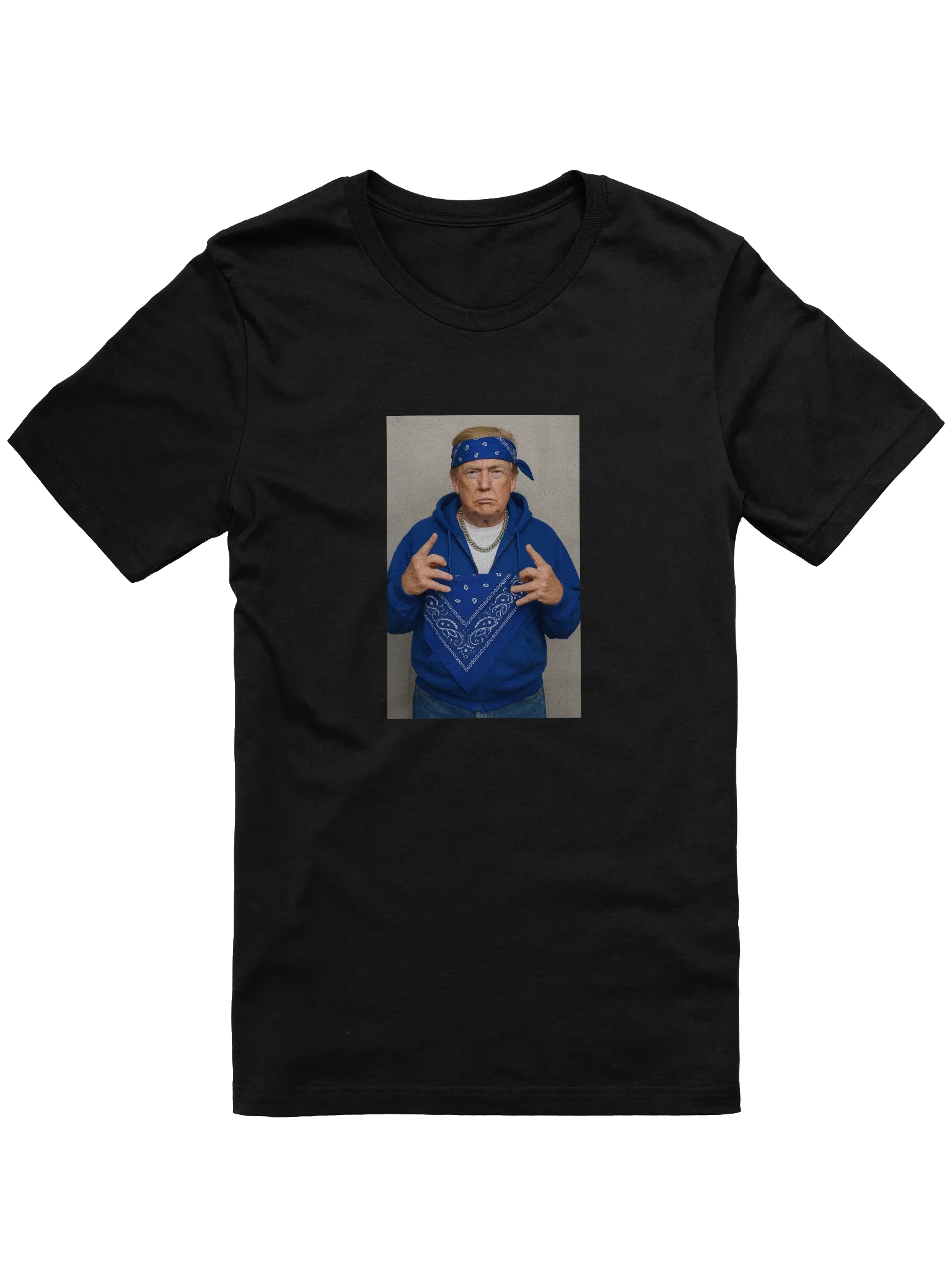 Trump Crips Gang Style Graphic T-Shirt product image (4)