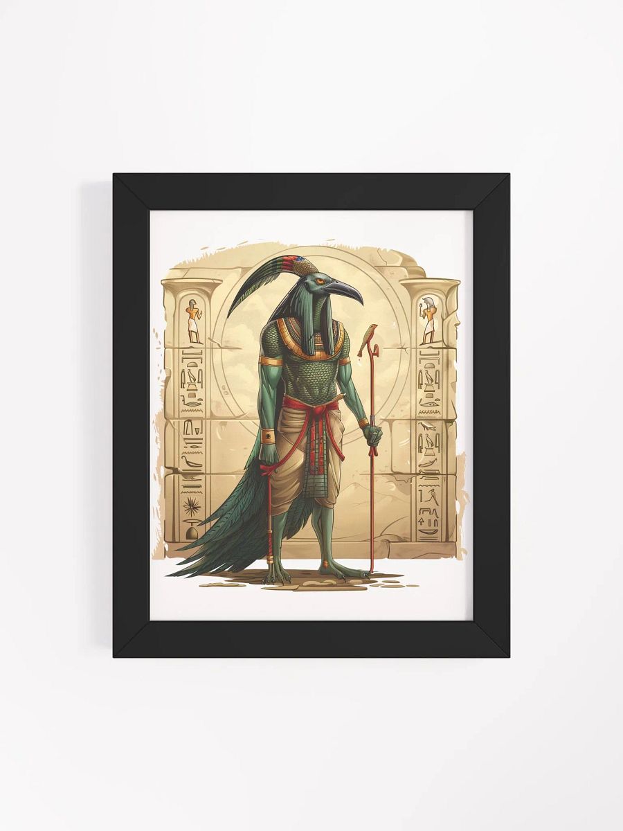 Thoth - The Egyptian God of Wisdom Framed High-Quality Matte Poster product image (23)