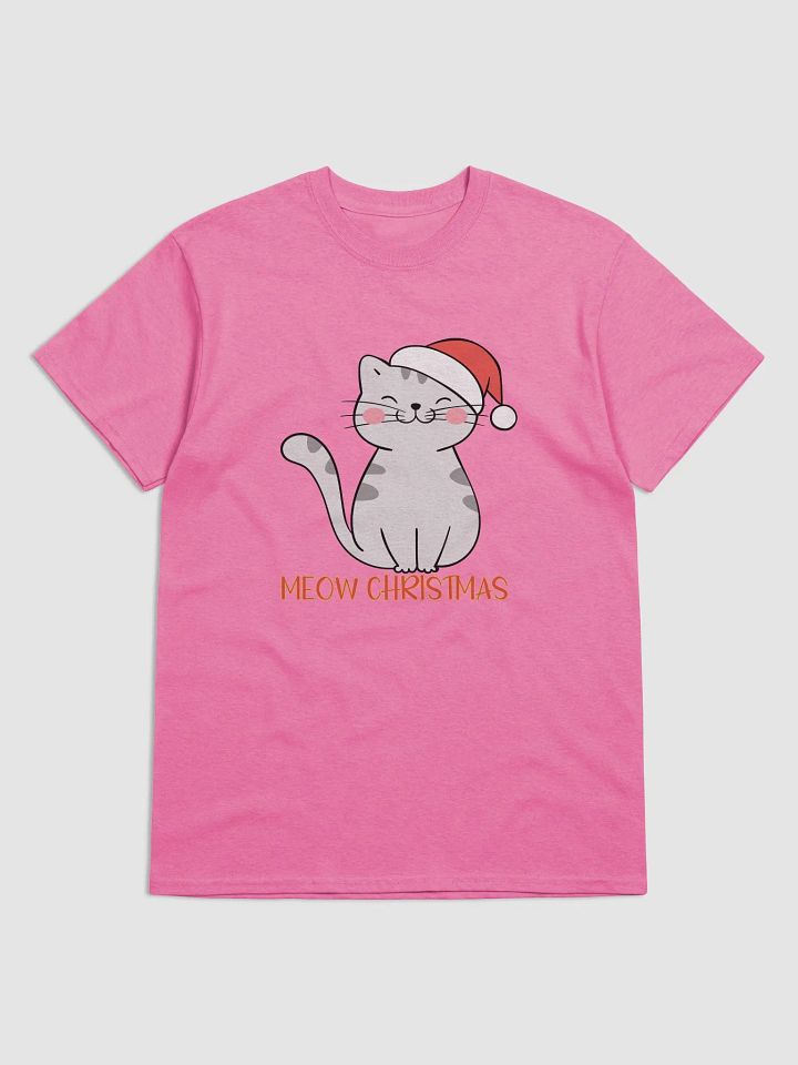 Meow Christmas Santa Cat T-Shirt product image (12)