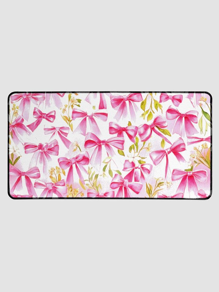Pink Ribbon Delight Desk Mat product image (1)