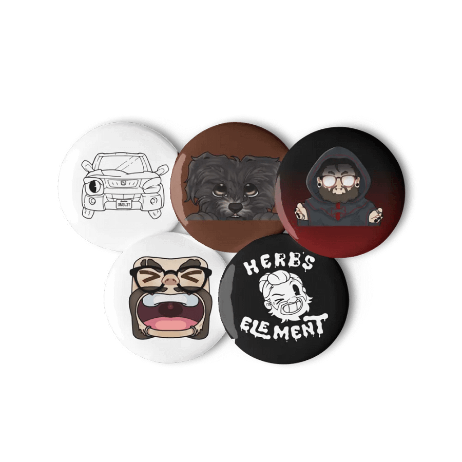 Herbs Element 5pk Pins product image (6)