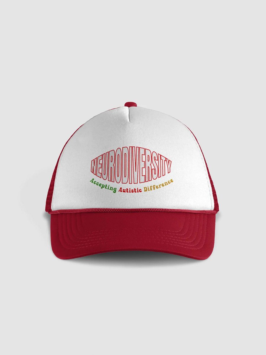 Neurodiversity, Accepting Autistic Difference Foam Trucker Hat product image (2)