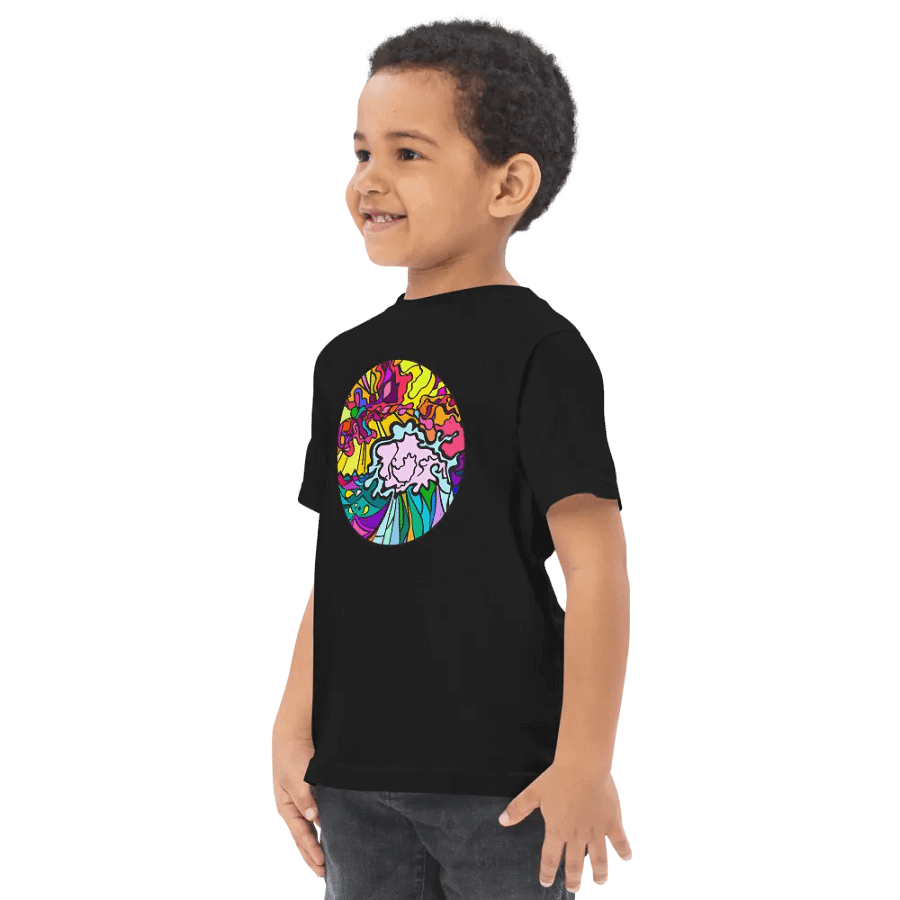 Kaleidoscopic Dreams Toddler T-Shirt - Wave at Sunset product image (7)