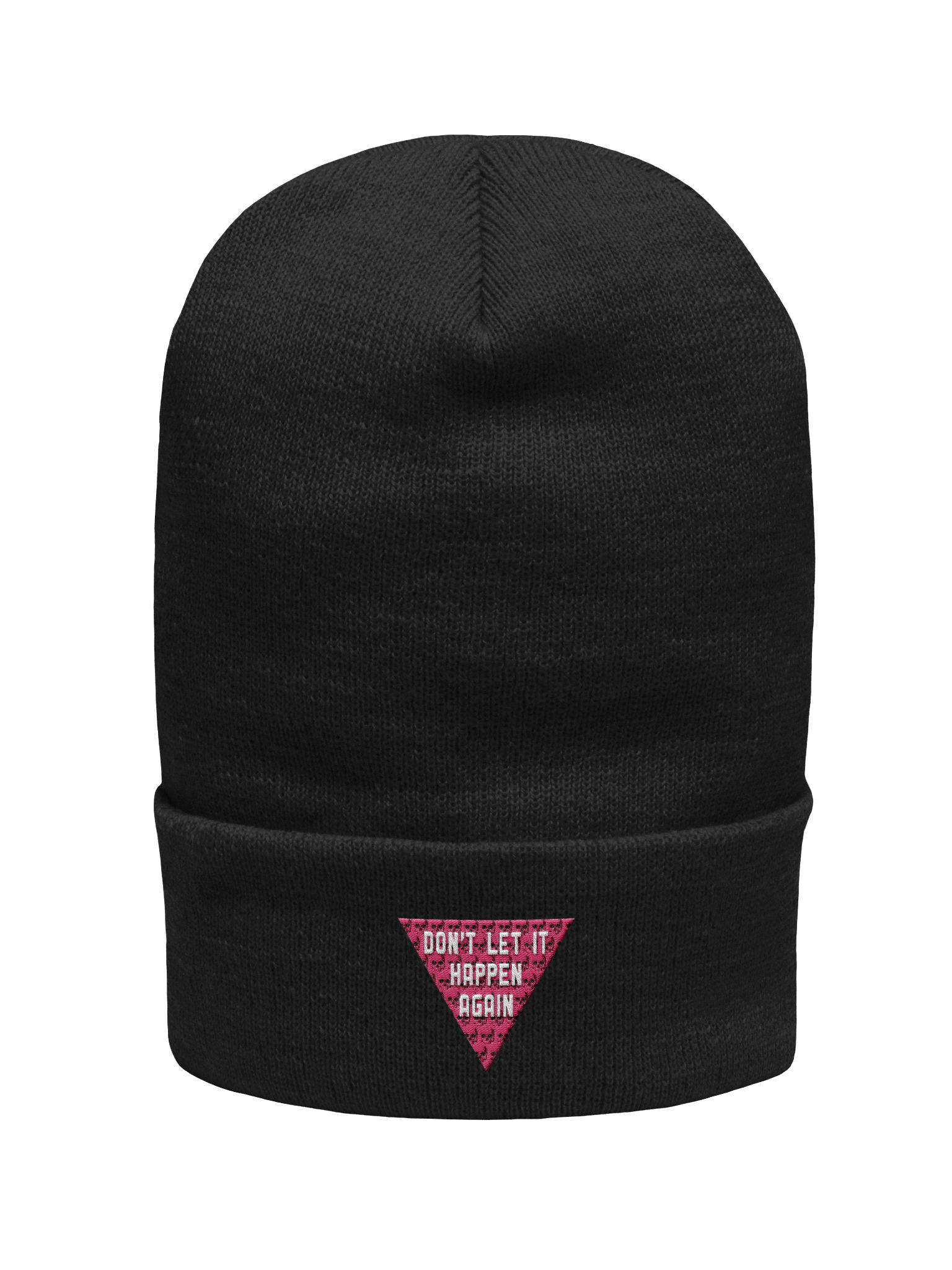 Pink Triangle Knit Hat product image (1)