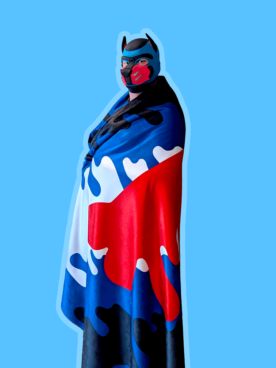 Pup Pride Drip - Sherpa Blanket product image (5)