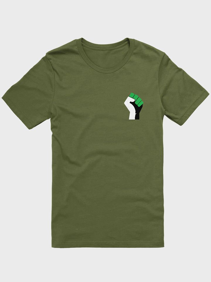 raised neutrois fist t-shirt product image (1)