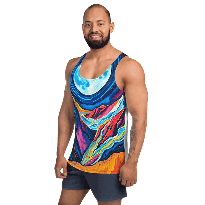 Luminous Moon Mountains Tank Top product image (2)