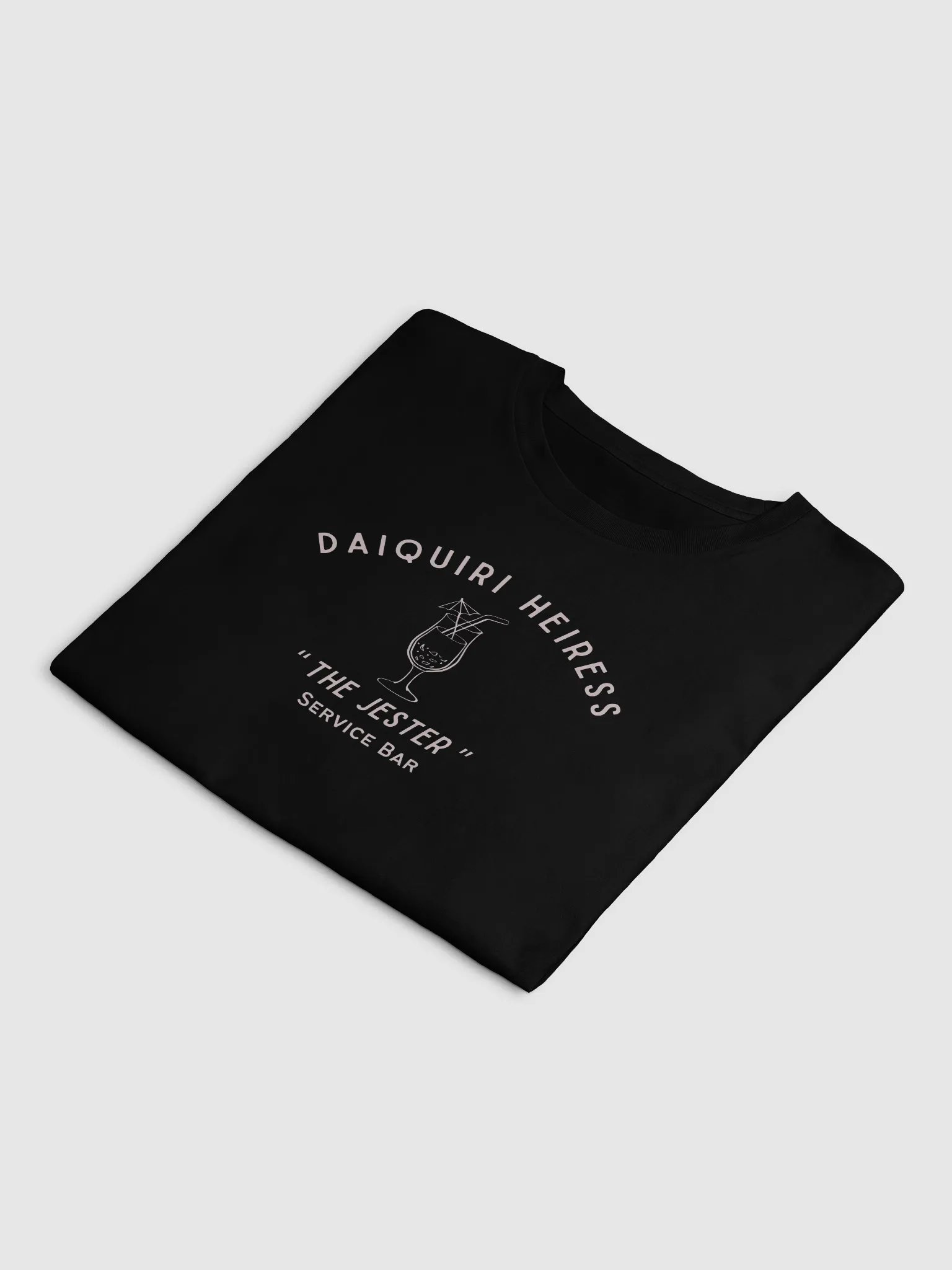 CHECK PLEASE! DAIQUIRI CROP - BLACK product image (4)