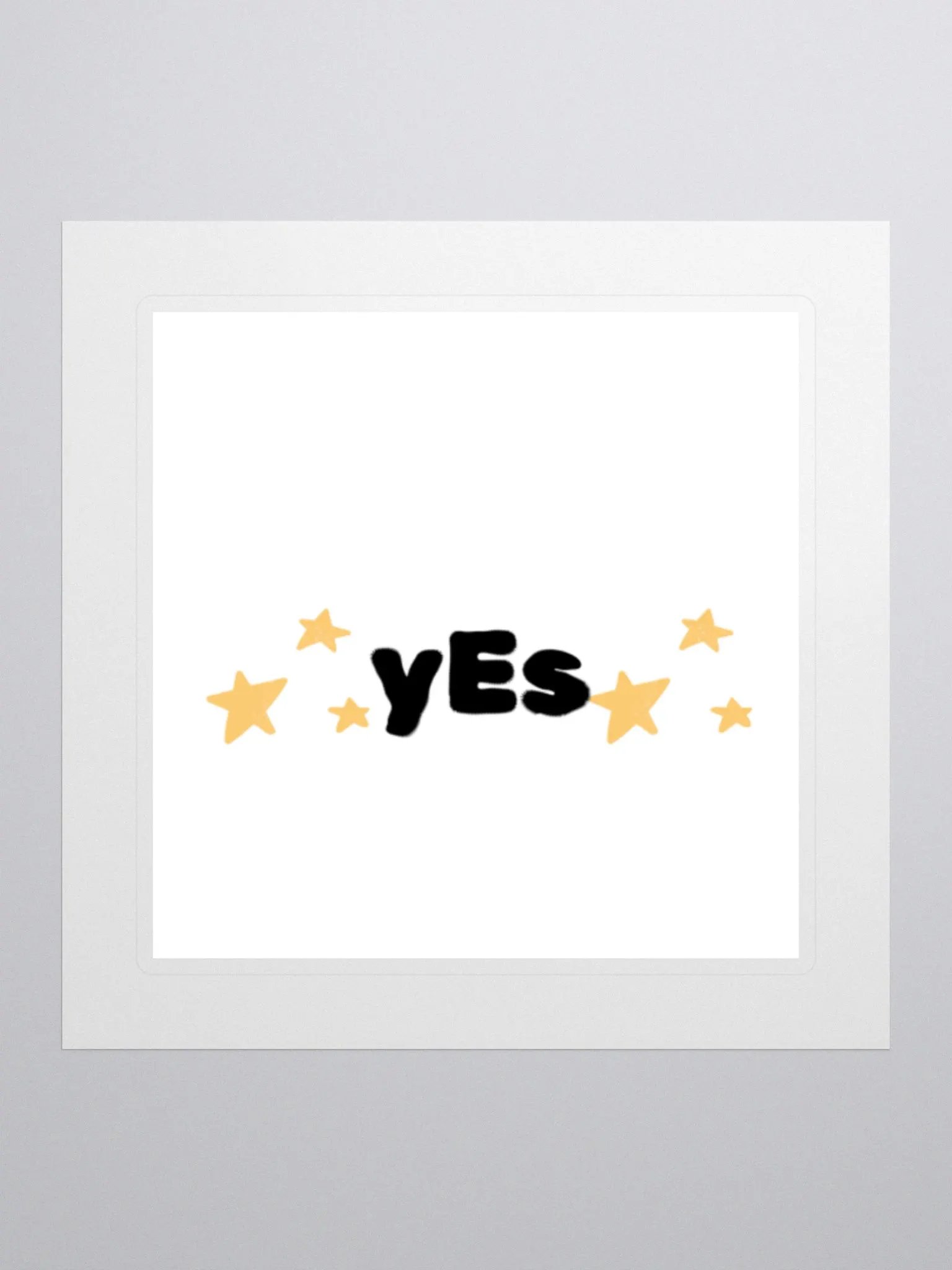 Affirmative Stars Kiss Cut Stickers product image (1)