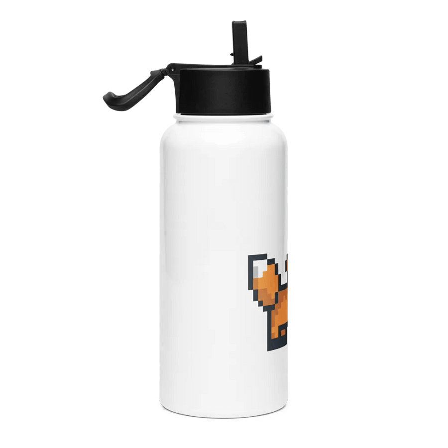 Fox Pixel Art Stainless Steel Water Bottle product image (4)