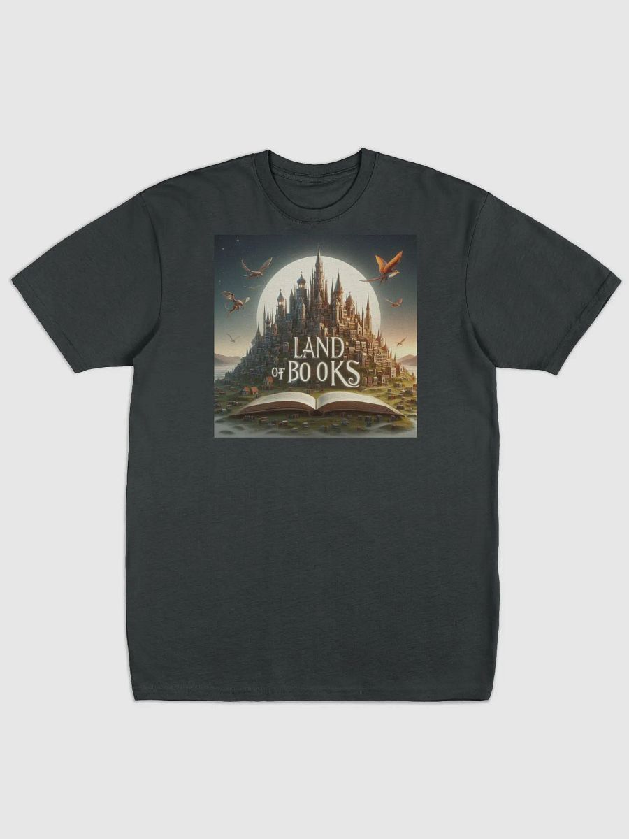 Maglietta pesante Land of Books fantasy product image (1)
