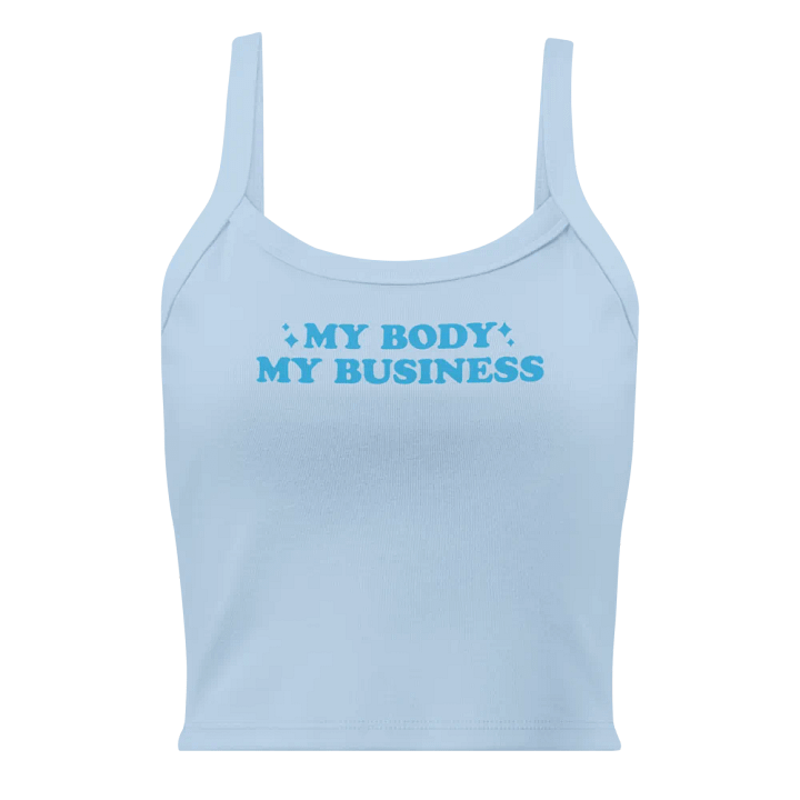 My Body My Business Tank (Blue) product image (1)
