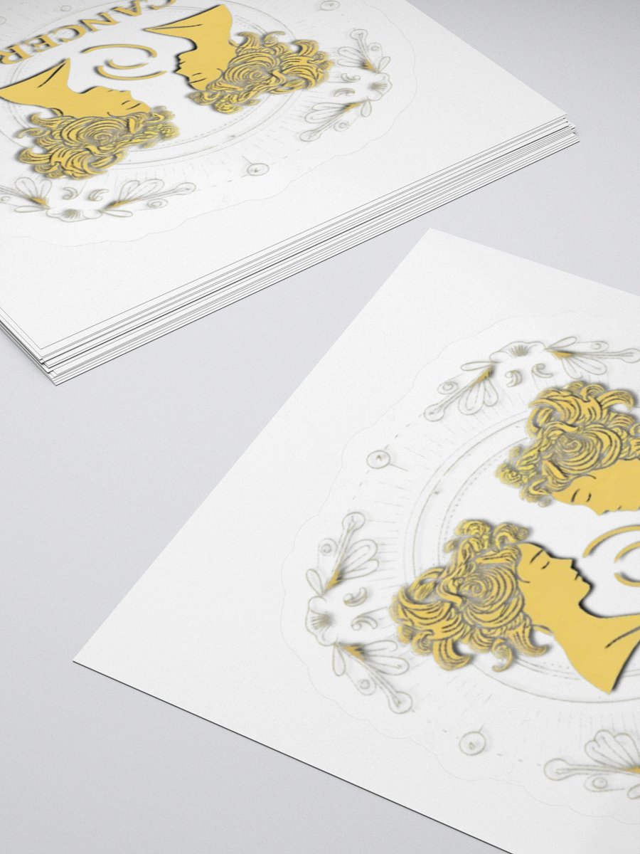 Cancer Zodiac Kiss-Cut Sticker product image (10)