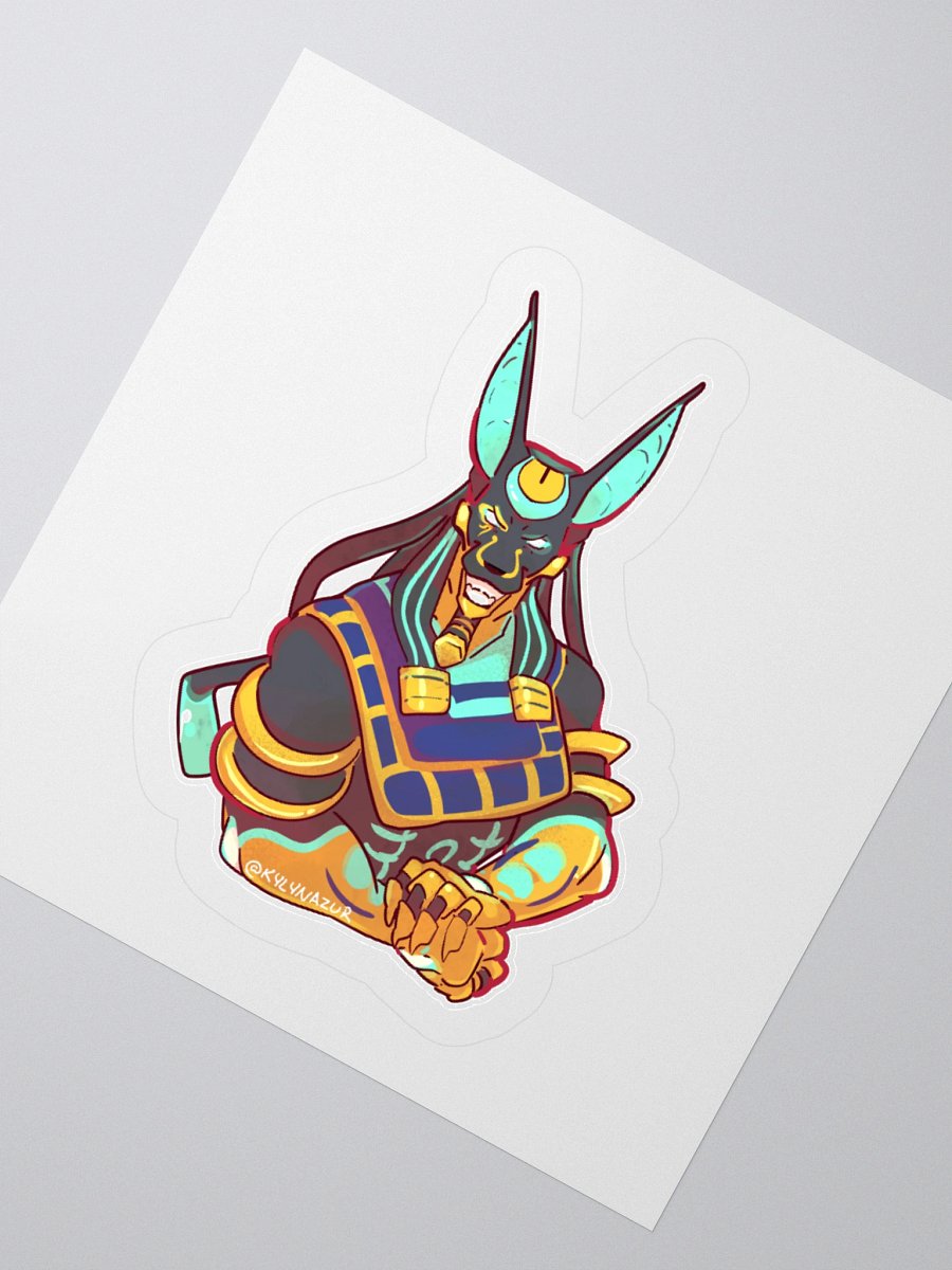 Cyber Anubis Sticker product image (6)