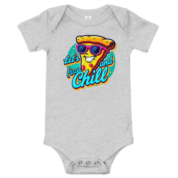 Chill Out with Pizza Baby Onesie Bella+Canvas (Baby) product image (4)