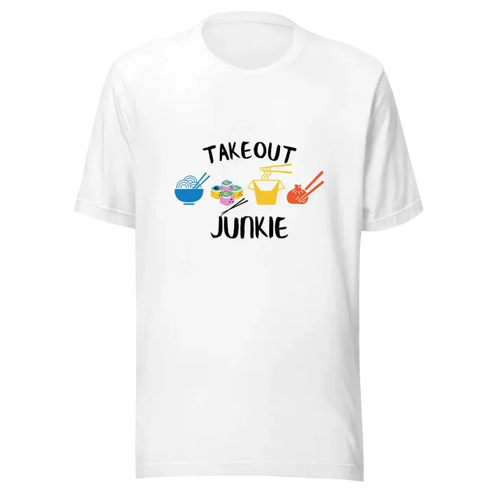 Take Out Junkie - Asian Food Lover - Bella Canvas 3001 Unisex Staple T-Shirt - Light Colors product image (2)