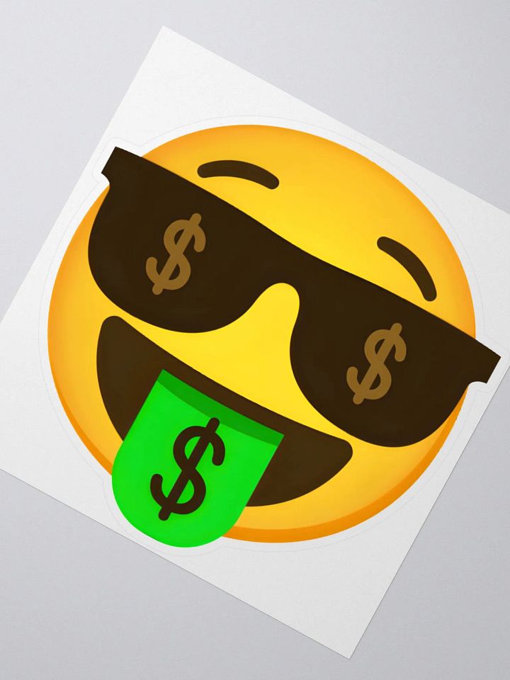 CBS Sunglasses Design Emoji Kiss-Cut Sticker product image (2)