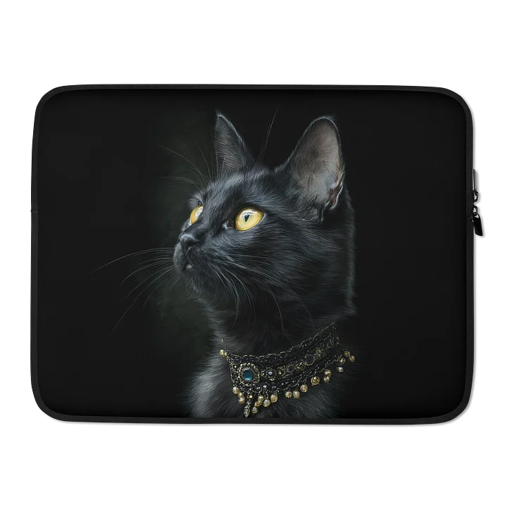 Regal Black Cat - Laptop Sleeve product image (2)