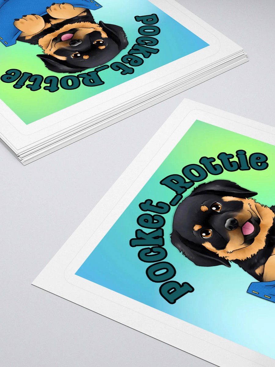 Pocket Rottie Logo Sticker product image (4)