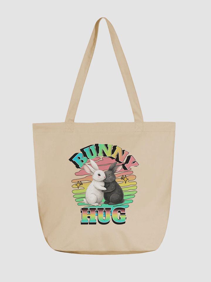 Bunny Hug Rabbit Eco Tote Bag product image (5)