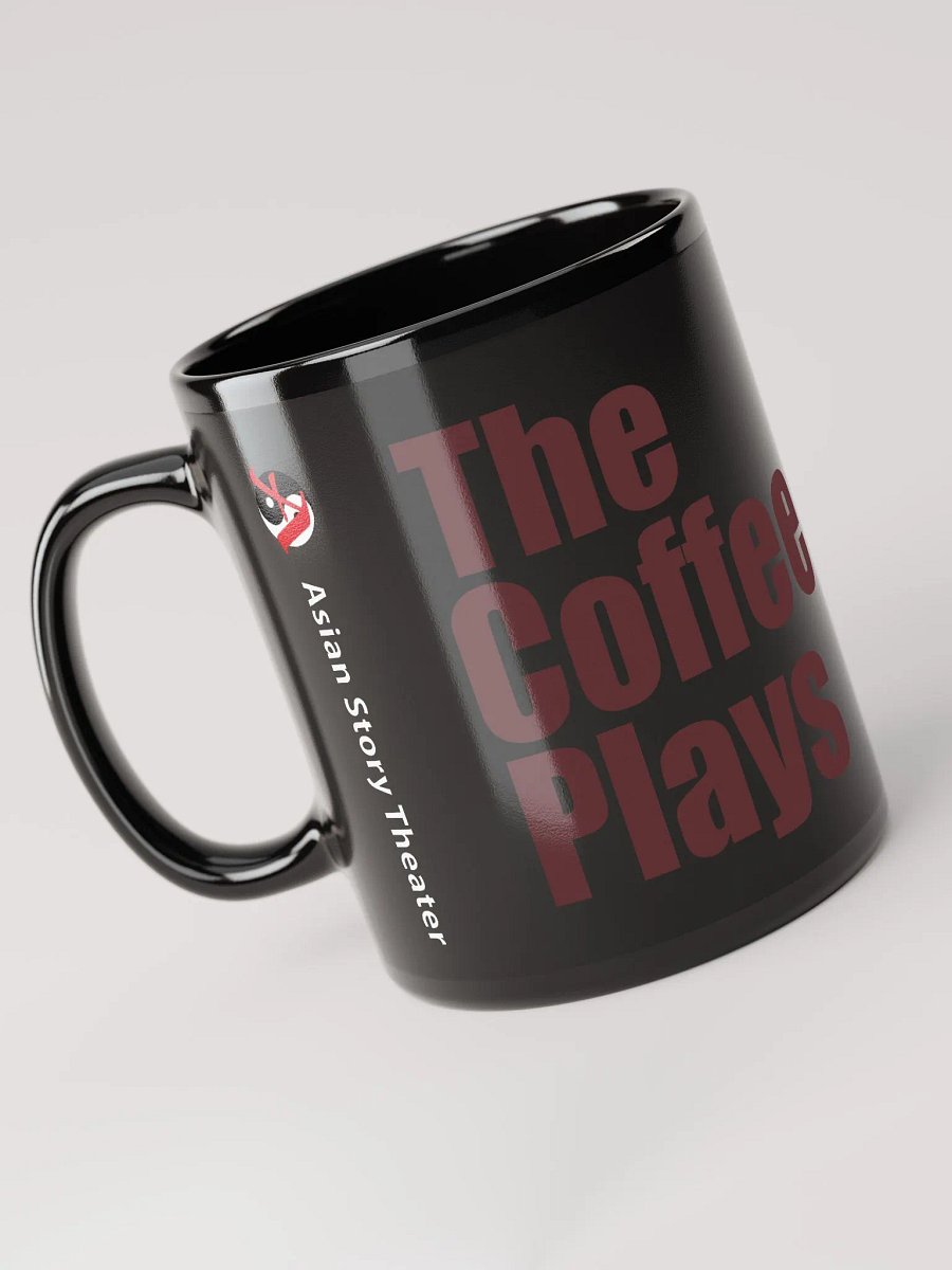 The Coffee Plays Glossy Black Mug product image (5)