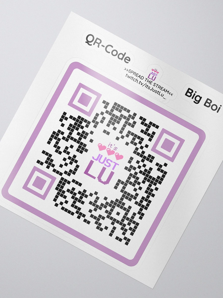 QR-Code Sticker Big Boi product image (2)