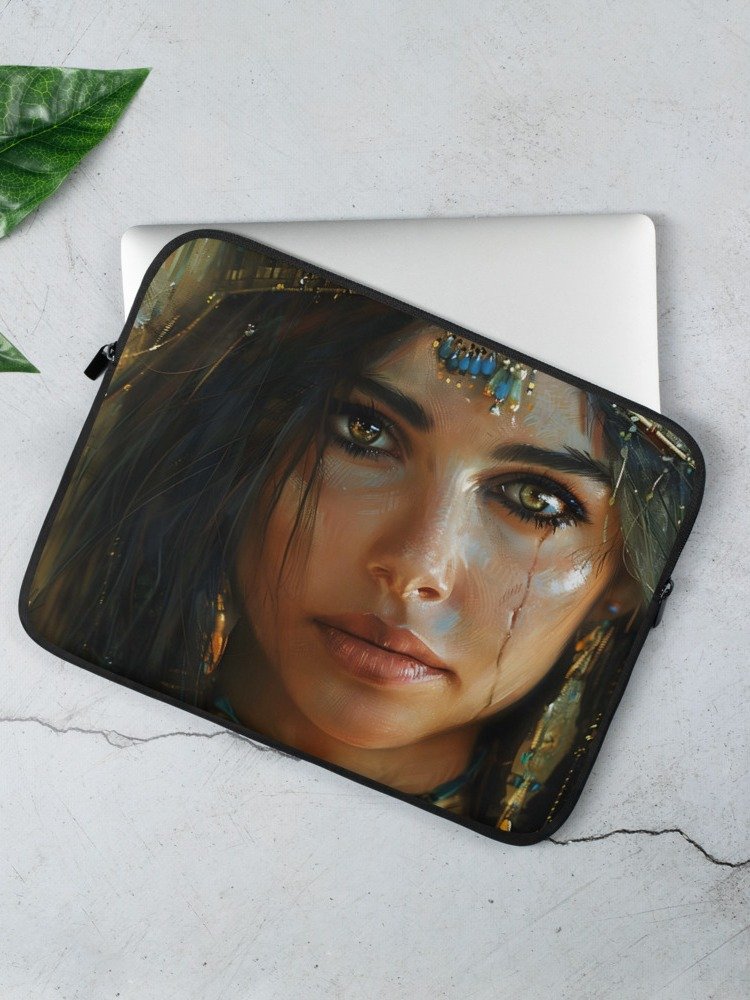 Ancient Woman Warrior Laptop Case product image (4)