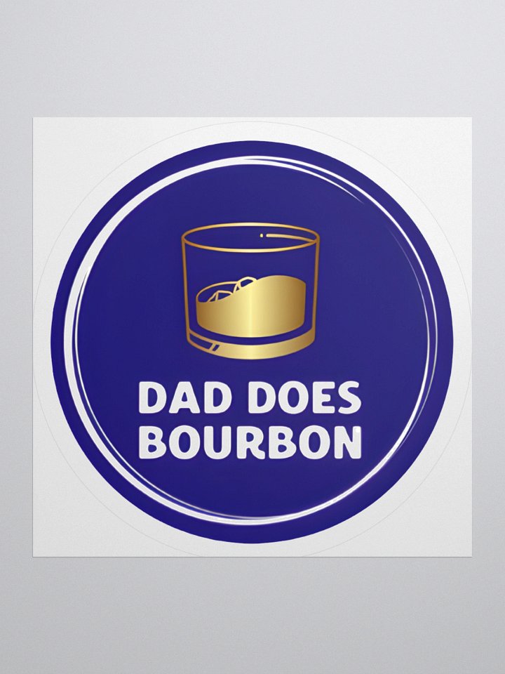 Dad Does Bourbon Logo Sticker product image (3)