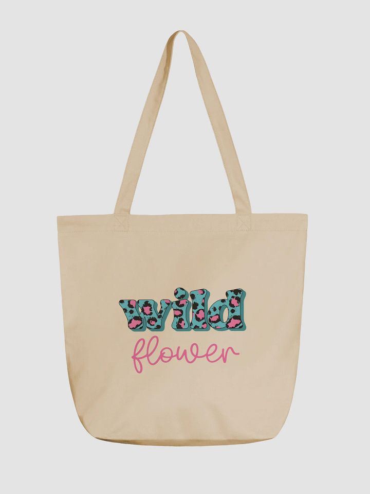 Wildflower Leopard Print Tote Bag product image (1)