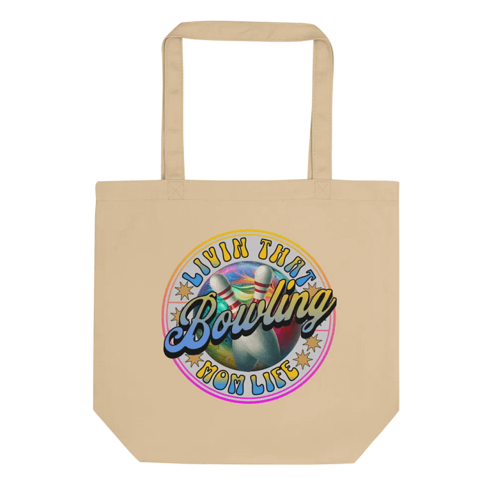 Livin That Bowling Mom Life Vibrant Tote Bag product image (1)