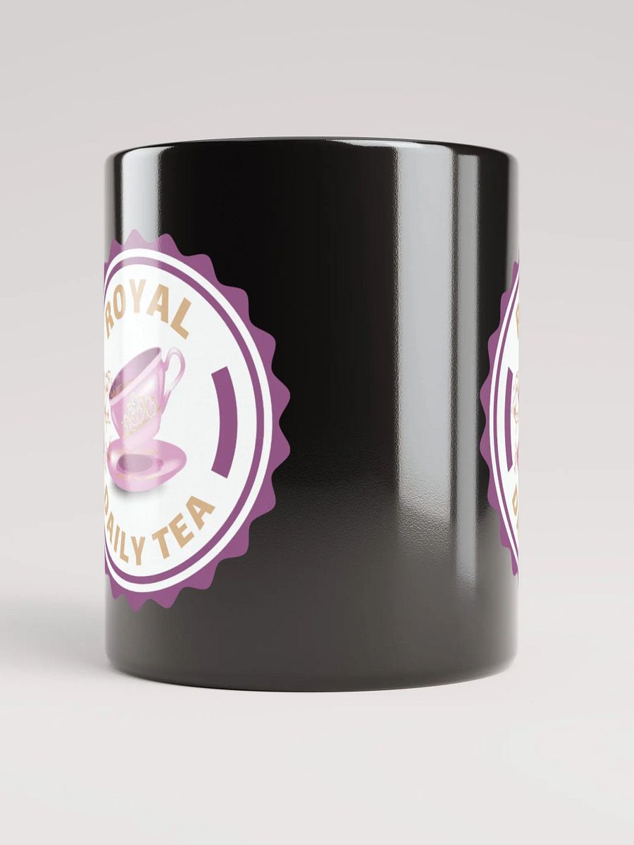 Royal Daily Tea Badge Mug Black product image (5)