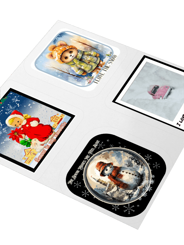 I Love the Snow, Standard Sticker Pack product image (2)