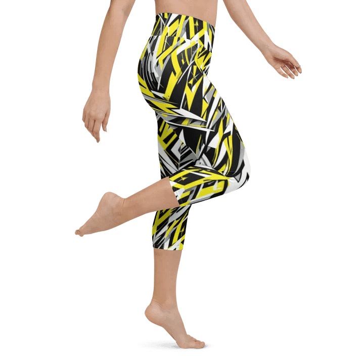 Zen Geometry Yoga Capri Leggings product image (1)